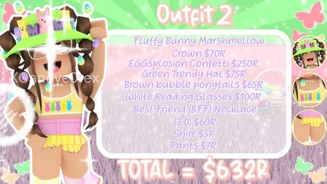 Preppy Roblox EASTER Outfits! *with codes + links* ? | xCandyc0rex смотреть онлайн
