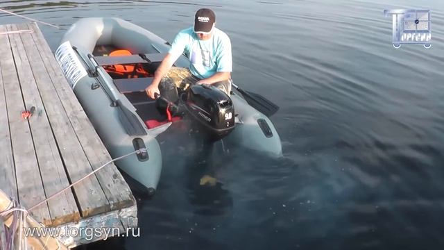 HIDEA HD9.8FHS - Двухтактный подвесной лодочный мотор Хайди 9,8 л.с. - видео от ТоргСин