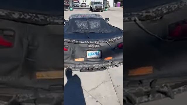 2025 Corvette ZR1 Idling at a Gas Station смотреть онлайн