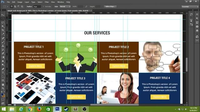 How to convert a PSD to simple HTML - Part 2 смотреть онлайн