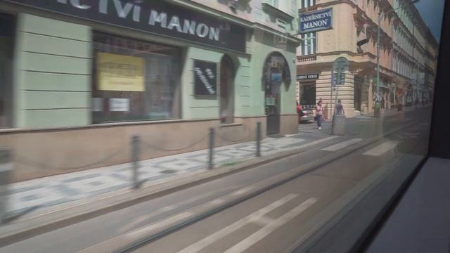 Czech Republic, Prague, Tram 5 Ride From Praha-Smíchov To Jiráskovo Náměstí