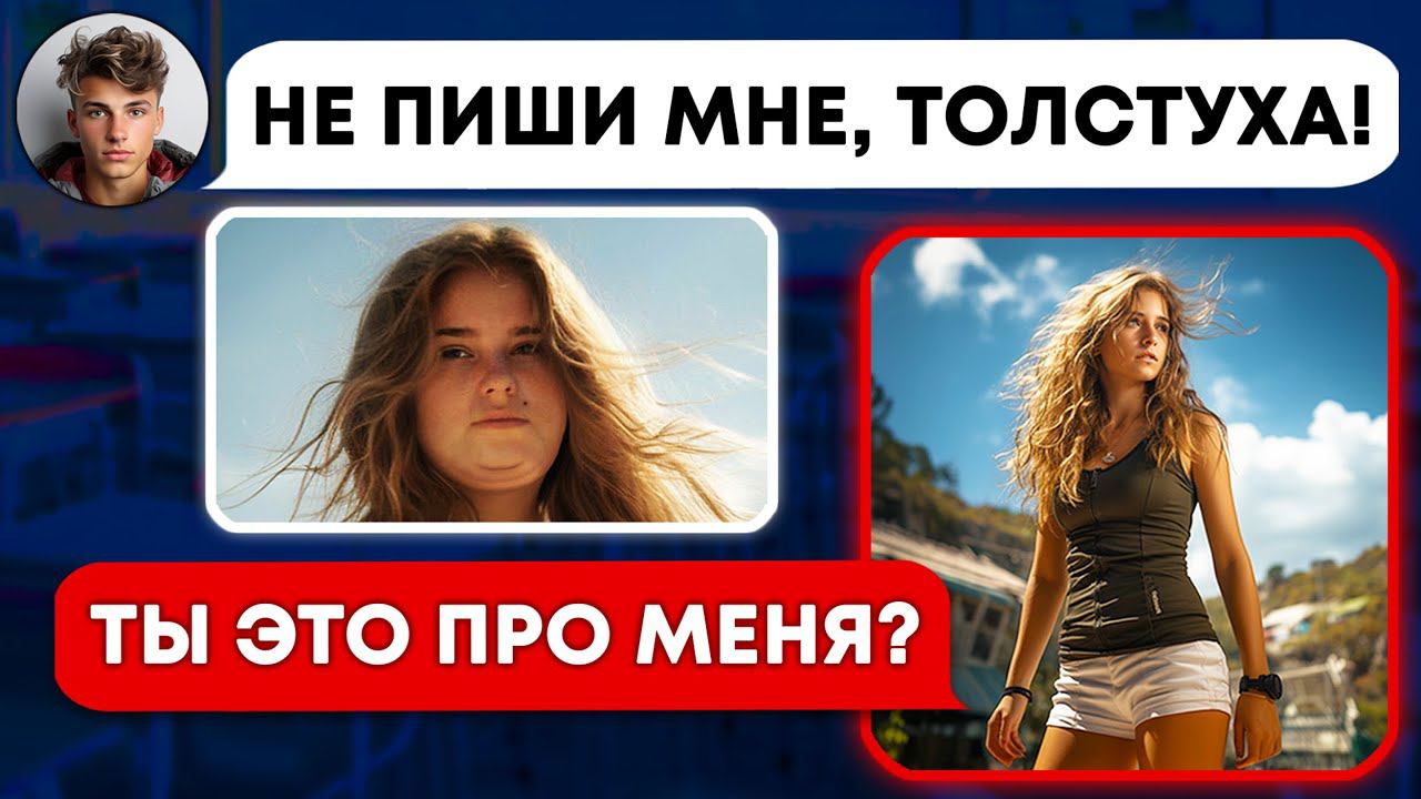 Парень УНИЗИЛ ТОЛСТУЮ одноклассницу! (Переписка) смотреть онлайн