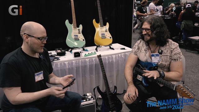 Mooer Audio Talk NEW GTRS P800 Intelligent Guitar at NAMM 2022 | Guitar Interactive смотреть онлайн