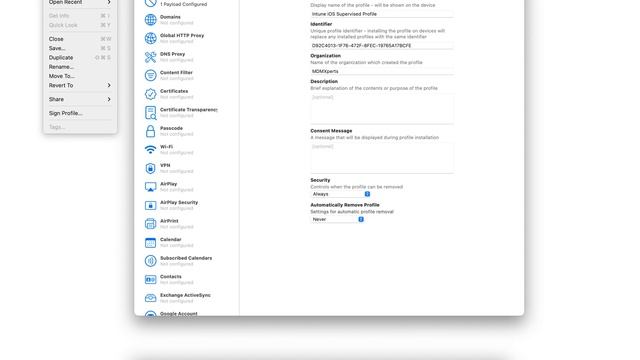 MS104 - How to Create Custom iOS Profile using Apple Configurator & Deploy to iOS device via Intune смотреть онлайн