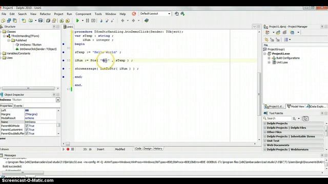 String Handling in Delphi (part 1) String Functions смотреть онлайн