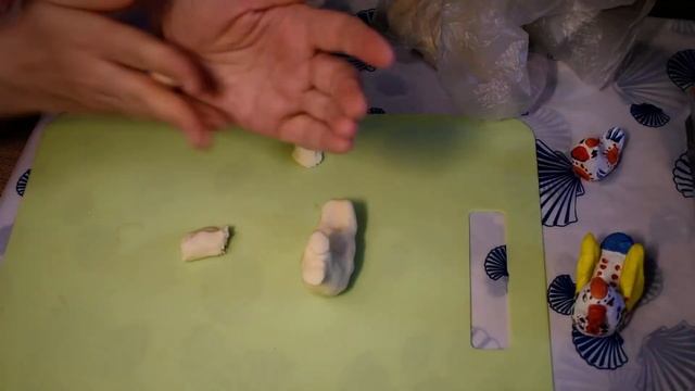 Дымковская игрушка. Лепка уточки из соленого теста. смотреть онлайн