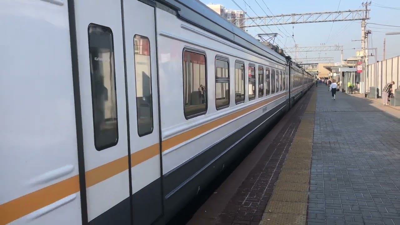 Белорусское направление РЖД. Станция Одинцово. ЭД4М сообщением Москва-Белорусская - Можайск. смотреть онлайн