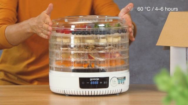 How to use • Food Dehydrator FDK 500GCW • Gorenje смотреть онлайн