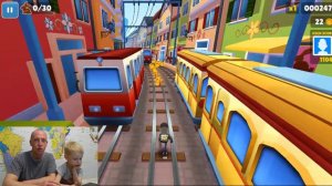 Subway Surfers САБВЕЙ СЕРФ ПРОХОЖДЕНИЕ С ДАНИЛА МАСТЕР ВО ВЕСЬ ЭКРАН
