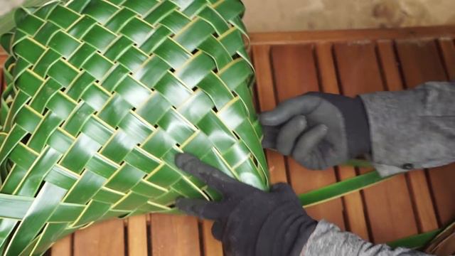 How To Weave A Coconut Palm Leaf Bag (step By Step)