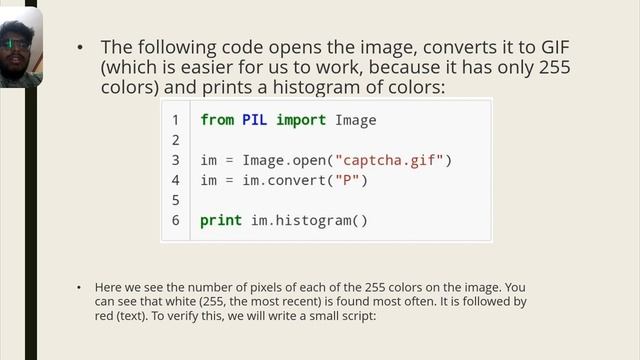 Decoding captcha using python смотреть онлайн