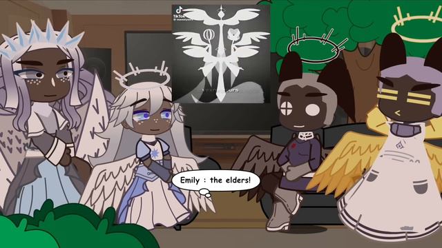 || Heaven reacts to Lucifer Morningstar || 1/??? || Hazbin Hotel || Lucifer Morningstar || смотреть онлайн