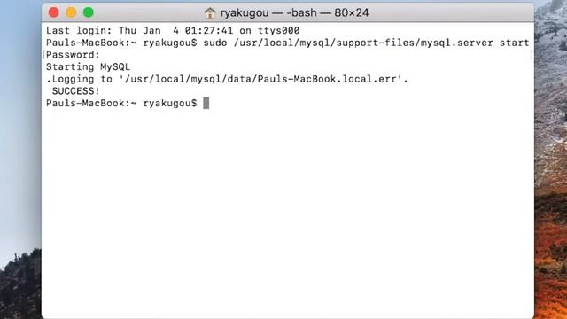Install MySQL Server on Mac OSX and set root password смотреть онлайн