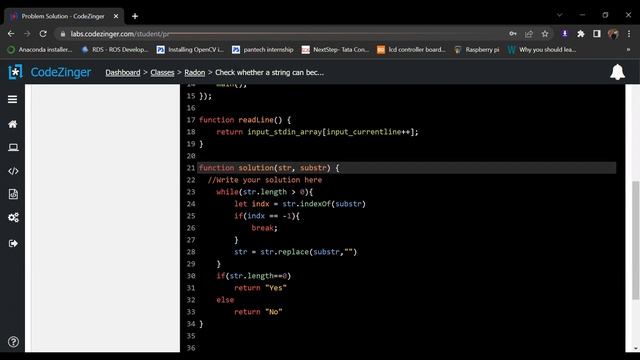 Check whether a string can become empty by repeatedly deleting a given sub-string in Hindi смотреть онлайн