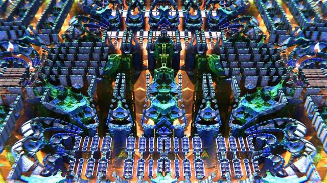 [1 HOUR] Infinite Fractal Progression 1 - Background/Screensaver [4K] [NO SOUND]