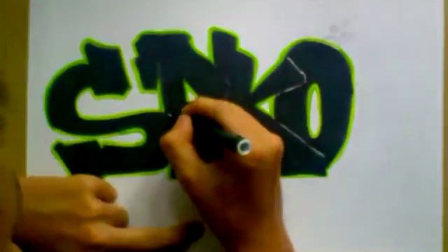 Граффити для новичков!Graffiti For Beginners! Урок №4.