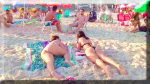 Бразилия, Рио-де-Жанейро. пляж Леблон - Лучшие в мире девушки