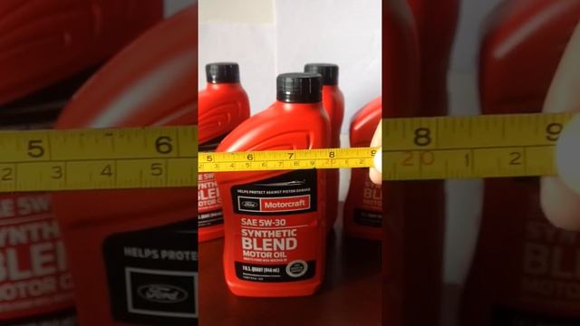 Aceite Sintetico 5w30 Motorcraft Original Ford X0 5W30 Q1SP