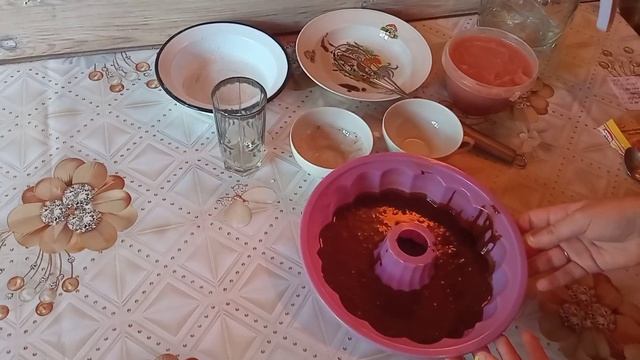 Шоколадный? пирог, Постный!!! без яиц и молочных продуктов, он очень простой!!!