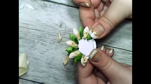Заколка-автомат канзаши: МК для начинающих смотреть онлайн