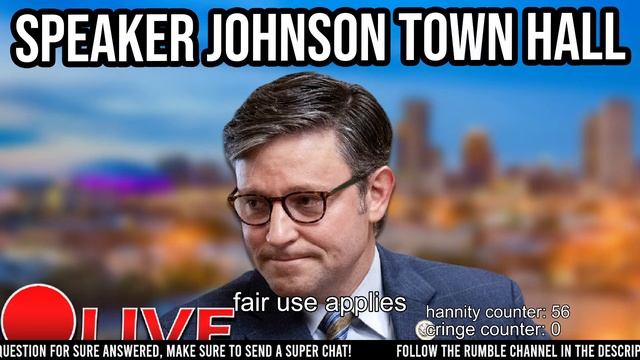 Live Reaction To Speaker Johnson's Town Hall смотреть онлайн