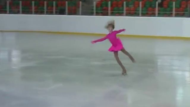 Anna BURKALO ПП Второй этап Кубка Украины по ФК на коньках среди юношества 2013 г.Симферополь смотреть онлайн