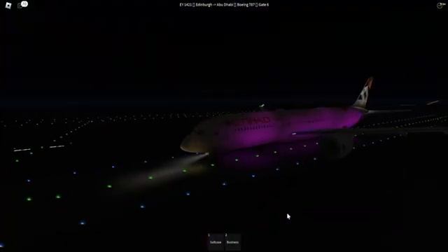 Etihad Airways B787-9 Business Class Review (Roblox)