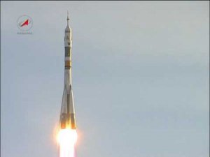 Пуск РН Союз-ФГ с КК «Союз ТМА-8»