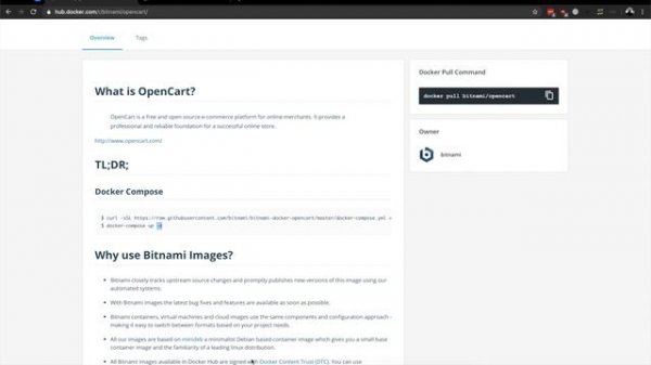 Как запустить opencart в docker используя docker-compose + phpmyadmin