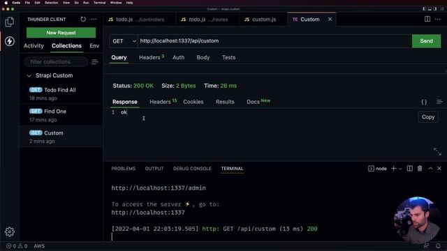 Customizing Strapi: Creating Controllers смотреть онлайн