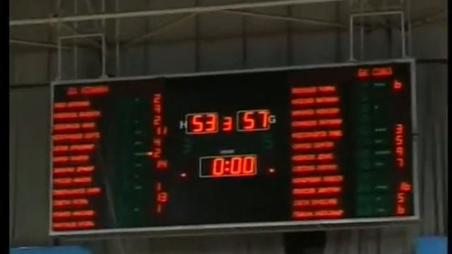 БК Атаман. Точный бросок Зибирова с центра поля смотреть онлайн