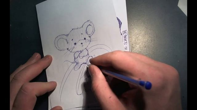 Как нарисовать мышь / How to draw mouse смотреть онлайн