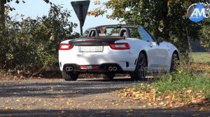Abarth 124 SPIDER - «Record Monza» exhaust SOUND?!