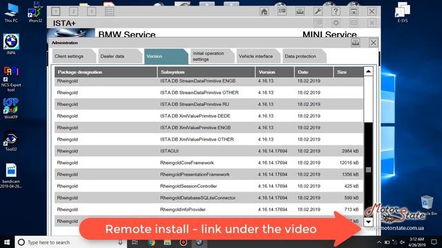 BMW Rheingold ISTA, INPA, E-Sys, ETK, ItoolRadar - Remote install car diagnostic programs смотреть онлайн