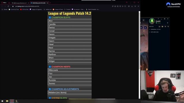 Nemesis reacts to 14.2 Patch Preview смотреть онлайн