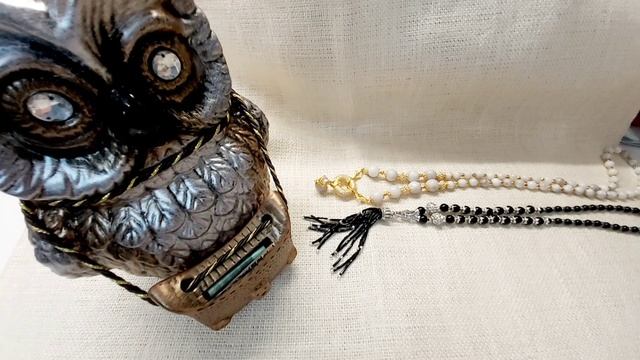 УКРАШЕНИЯ ИЗ БЕЛОГО И ЧЁРНОГО АГАТА.. И КЛАССНЫЕ БУСИНЫ С АЛИЭКСПРЕСС... смотреть онлайн