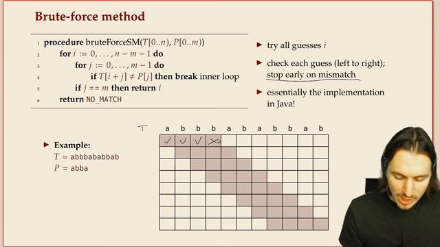 COMP526 4-2 §4.2 Brute force string matching смотреть онлайн