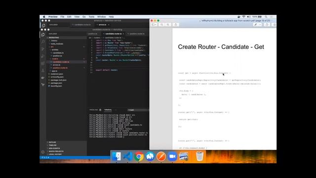 Zoom Lightning Talk: "Building a Full Stack Typescript Application from Scratch" PART 1:4 смотреть онлайн