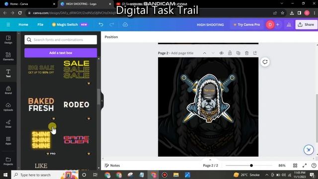 How to Create Logo in Canva || Make your own Logo with Canva || Canva Tutorial 2023 смотреть онлайн