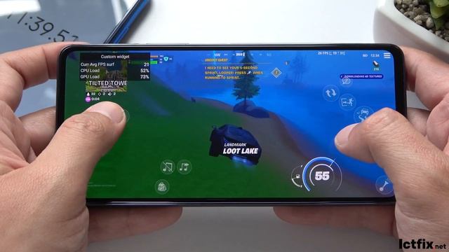 Samsung Galaxy A53 Test game Fortnite Mobile | Exynos 1280, 120Hz Display смотреть онлайн