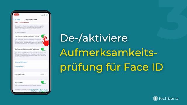 Aufmerksamkeitsprüfung für Face ID aktivieren oder deaktivieren - Apple iPhone [iOS 15] смотреть онлайн