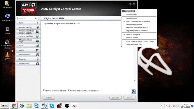 configura AMD catalyst para jogos ! maior Desempenho смотреть онлайн