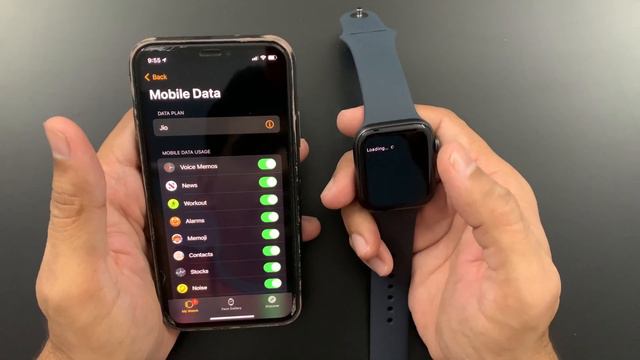 How to setup Mobile data (JIO PREPAID) on your Apple Watch SE (GPS+CELLULAR)| Step-by-Step Guide. смотреть онлайн
