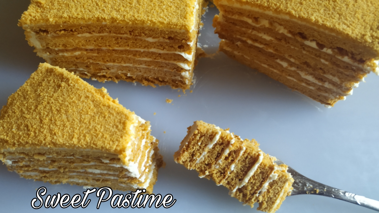 торт Медовик с заварным кремом