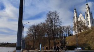 Набережная Западной Двины в Полоцке (Беларусь)