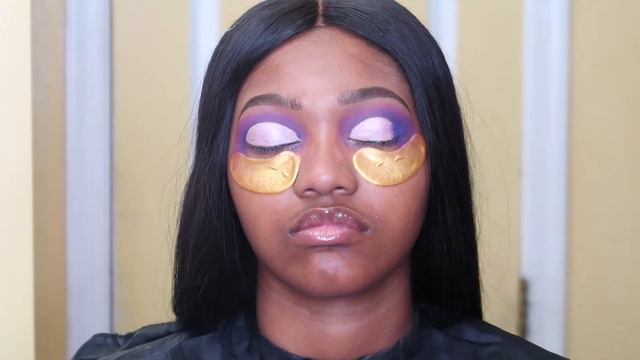 PURPLE + LAVENDER GLITTER CUT CREASE (GLAM MAKEUP) | Shelly Nicole смотреть онлайн