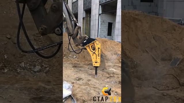 ГИДРОМОЛОТ НА ЭКСКАВАТОРЕ ПОГРУЗЧИКЕ