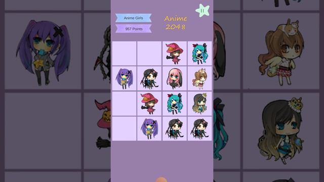 Вместо цифр - аниме. - anime 2048 #анимеэтожизнь смотреть онлайн