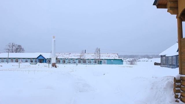 Зимняя прогулка по д. Ступинская. смотреть онлайн