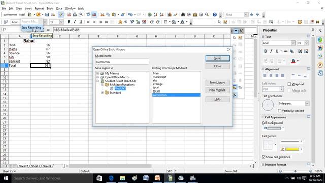 How to create Macros in Open Office смотреть онлайн